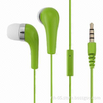 3.5mm in ear earphone, colorful shoelace earbuds